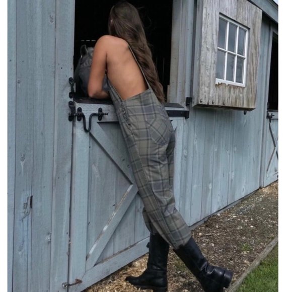 WeWoreWhat Plaid Overalls - Size Small - NWT - Picture 6 of 6